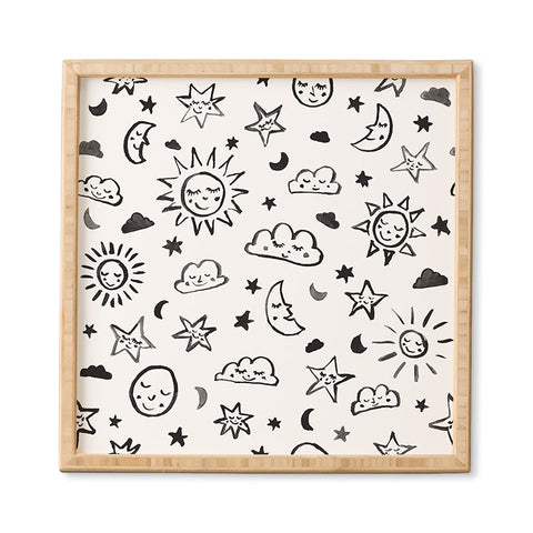 Susanne Kasielke Scandinavian kiddo cosmos II Framed Wall Art