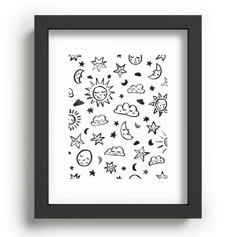 Susanne Kasielke Scandinavian kiddo cosmos II Recessed Framing Rectangle