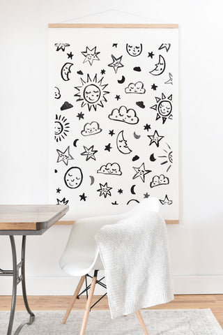 Susanne Kasielke Scandinavian kiddo cosmos II Art Print And Hanger