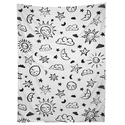 Susanne Kasielke Scandinavian kiddo cosmos II Tapestry