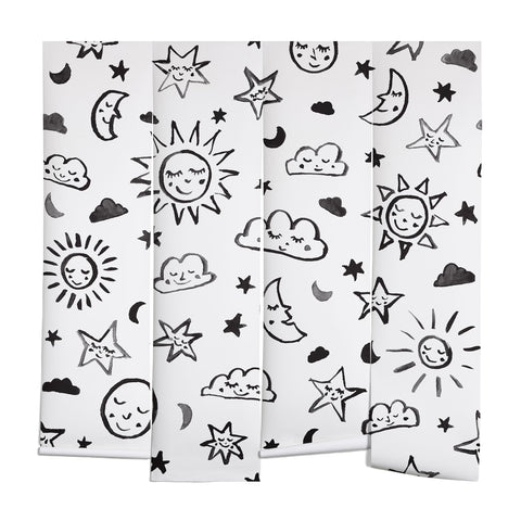 Susanne Kasielke Scandinavian kiddo cosmos II Wall Mural