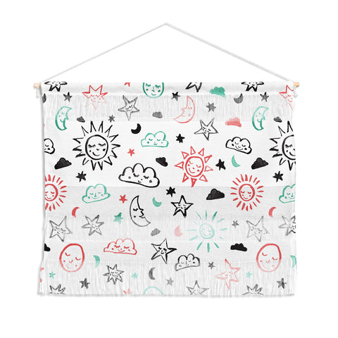 Susanne Kasielke Scandinavian kiddo cosmos Wall Hanging Landscape