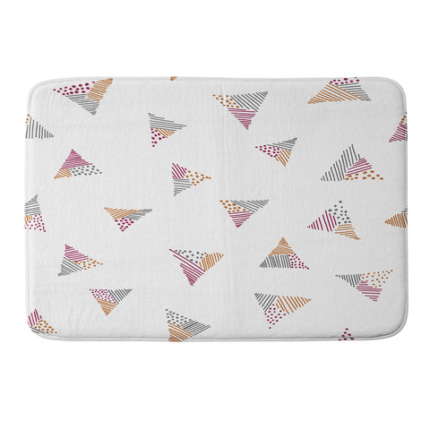 Susanne Kasielke Scandinavian Kiddo Triangles Memory Foam Bath Mat