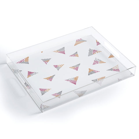 Susanne Kasielke Scandinavian Kiddo Triangles Acrylic Tray