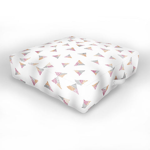 Susanne Kasielke Scandinavian Kiddo Triangles Outdoor Floor Cushion
