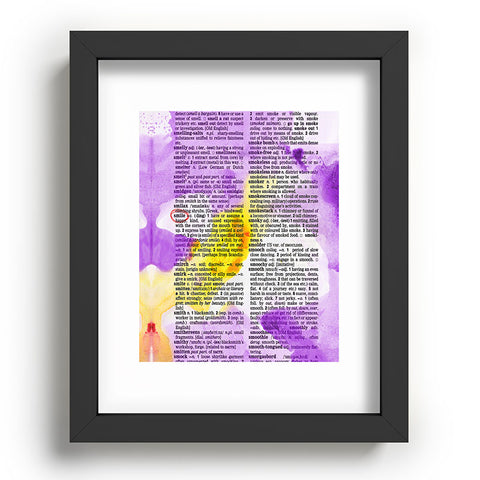 Susanne Kasielke Smile Dictionary Art Recessed Framing Rectangle