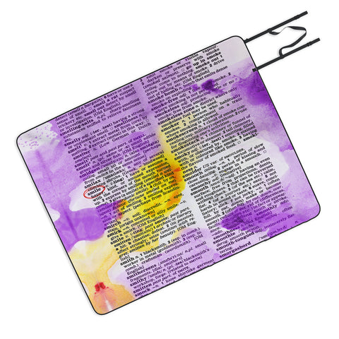 Susanne Kasielke Smile Dictionary Art Picnic Blanket
