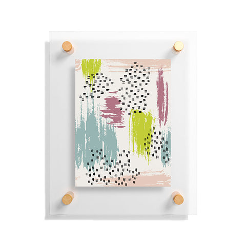 Susanne Kasielke Soft Geometric Marks Floating Acrylic Print