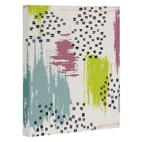 Susanne Kasielke Soft Geometric Marks Art Canvas