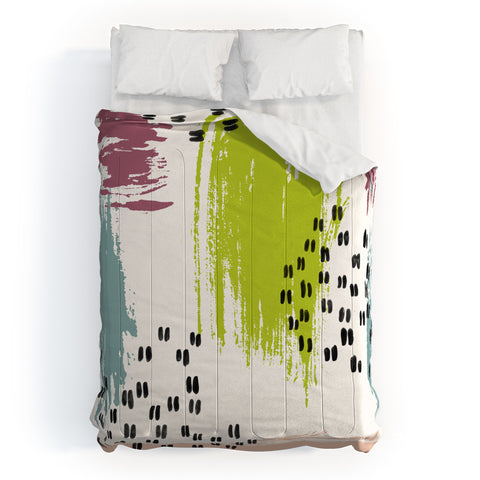 Susanne Kasielke Soft Geometric Marks Comforter