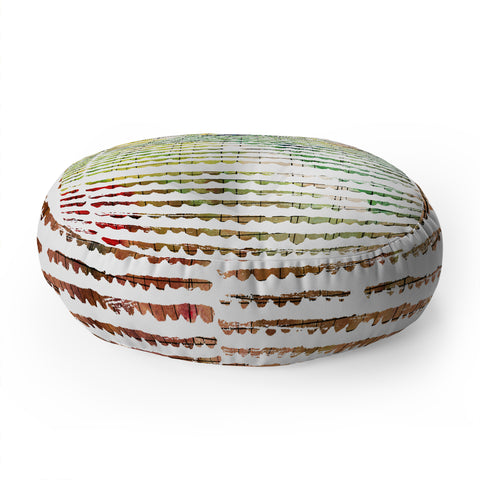 Susanne Kasielke Splashy Groove Floor Pillow Round