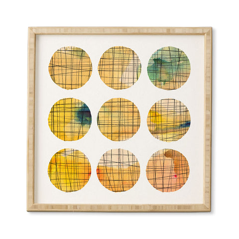 Susanne Kasielke Squared Circle Framed Wall Art