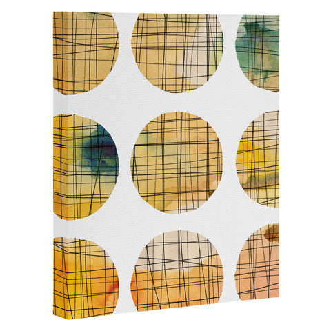 Susanne Kasielke Squared Circle Art Canvas