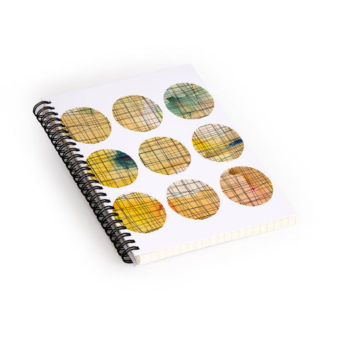 Susanne Kasielke Squared Circle Spiral Notebook