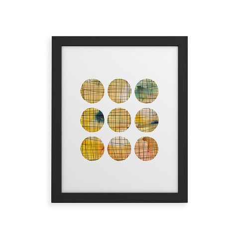 Susanne Kasielke Squared Circle Framed Art Print