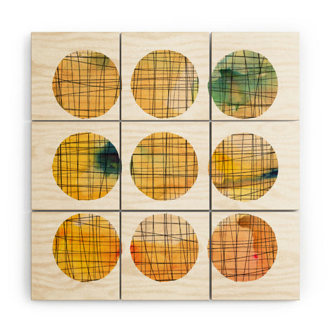 Susanne Kasielke Squared Circle Wood Wall Mural
