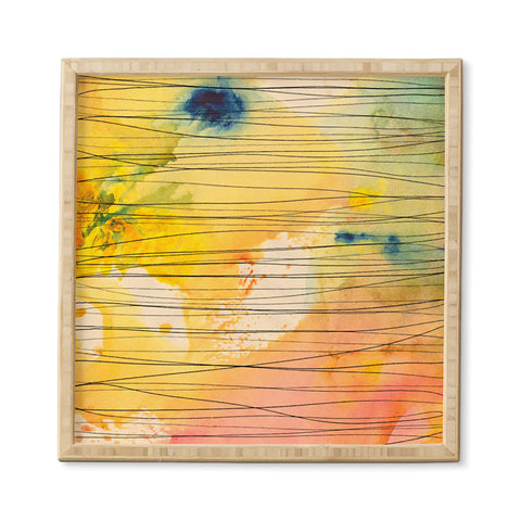 Susanne Kasielke Stripy Collage Framed Wall Art
