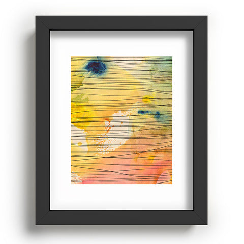 Susanne Kasielke Stripy Collage Recessed Framing Rectangle