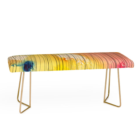 Susanne Kasielke Stripy Collage Bench