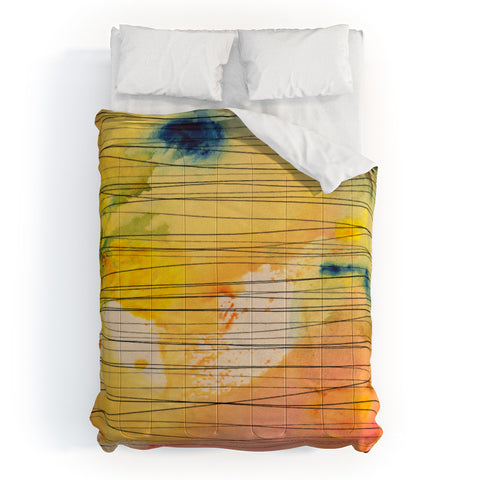 Susanne Kasielke Stripy Collage Comforter