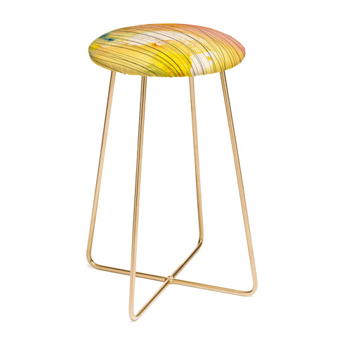 Susanne Kasielke Stripy Collage Counter Stool