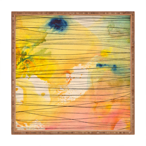 Susanne Kasielke Stripy Collage Square Tray