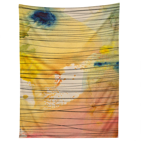 Susanne Kasielke Stripy Collage Tapestry