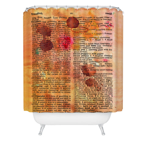 Susanne Kasielke Sweetheart Dictionary Art Shower Curtain