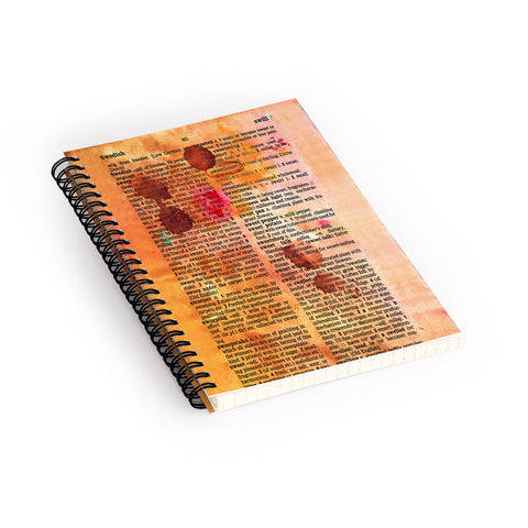 Susanne Kasielke Sweetheart Dictionary Art Spiral Notebook