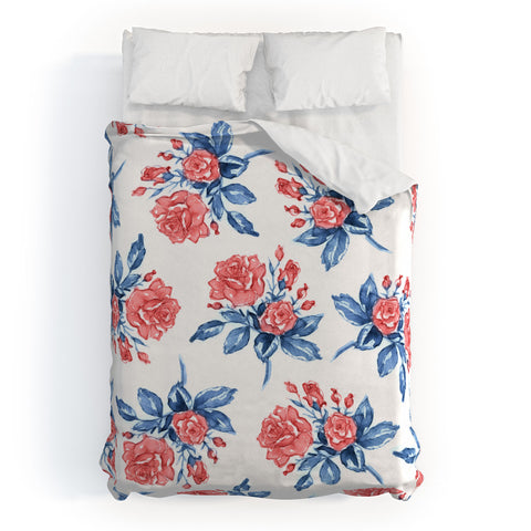 Susanne Kasielke Vintage Rose Duvet Cover