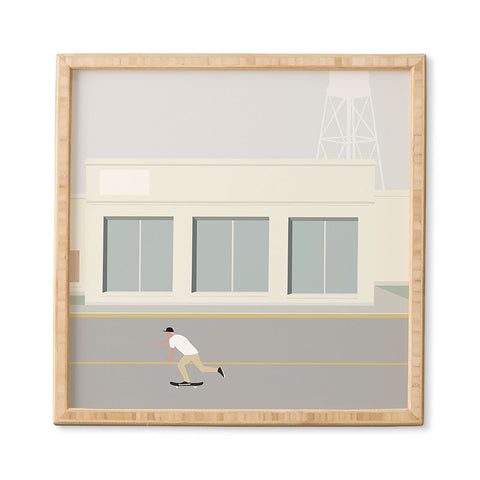Swen Swensøn SKATEBOARD TUR Framed Wall Art