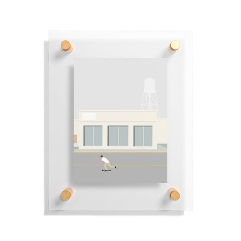 Swen Swensøn SKATEBOARD TUR Floating Acrylic Print