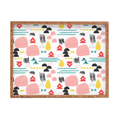 Tammie Bennett champagne bubbles Rectangular Tray