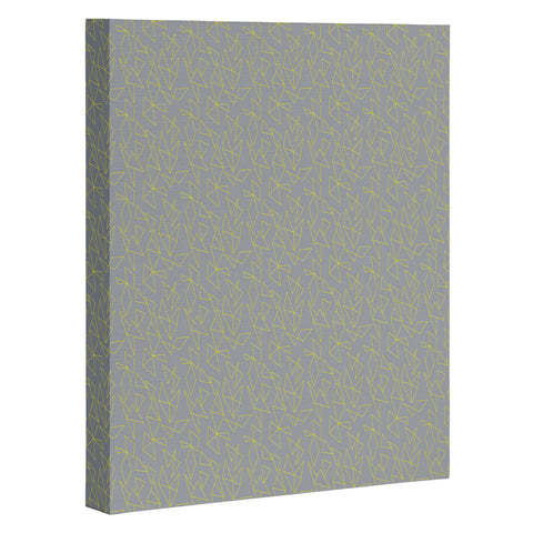Tammie Bennett Concrete Flowers Art Canvas