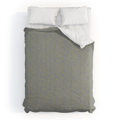 Tammie Bennett Concrete Flowers Comforter