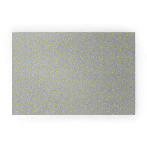 Tammie Bennett Concrete Flowers Welcome Mat