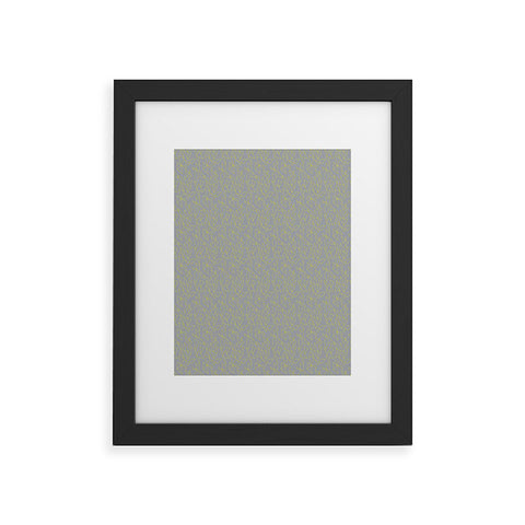 Tammie Bennett Concrete Flowers Framed Art Print