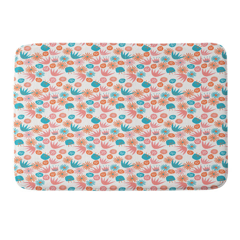 Tammie Bennett Fairyflowers Memory Foam Bath Mat