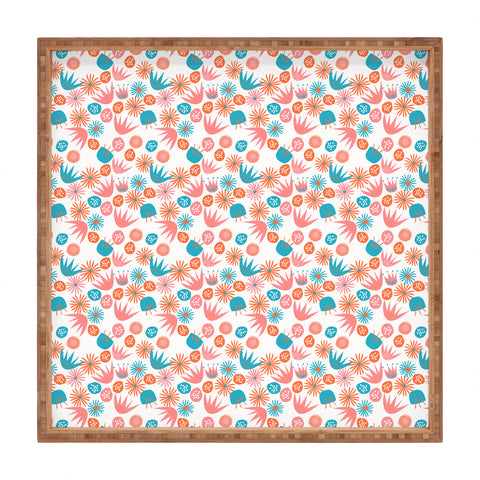 Tammie Bennett Fairyflowers Square Tray