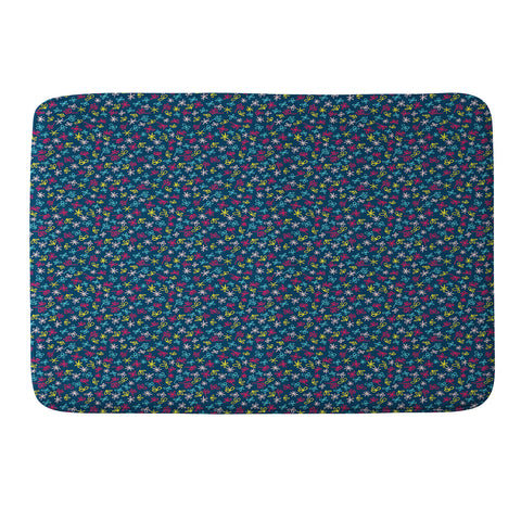 Tammie Bennett Flowersdance Memory Foam Bath Mat