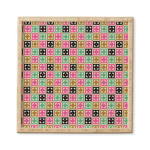 Tammie Bennett Gridsquares Framed Wall Art