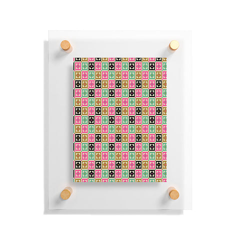 Tammie Bennett Gridsquares Floating Acrylic Print