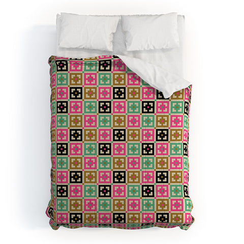 Tammie Bennett Gridsquares Comforter
