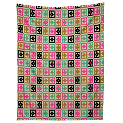 Tammie Bennett Gridsquares Tapestry