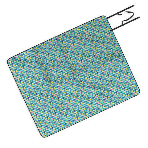 Tammie Bennett Scales Of Color Picnic Blanket