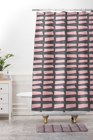 Tammie Bennett Urban Bamboo Shower Curtain And Mat