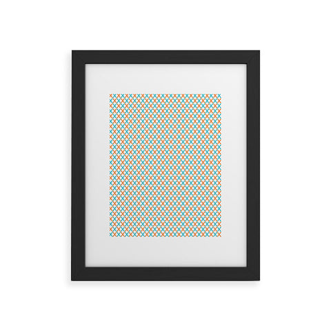 Tammie Bennett X Check Framed Art Print