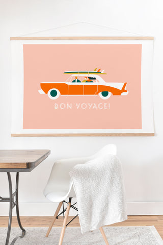 Tasiania Bon voyage Art Print And Hanger
