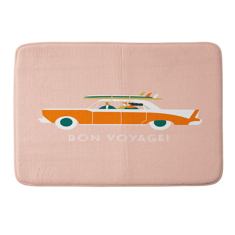 Tasiania Bon voyage Memory Foam Bath Mat