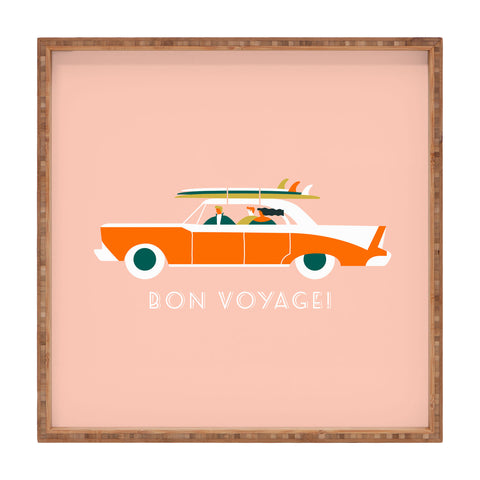 Tasiania Bon voyage Square Tray